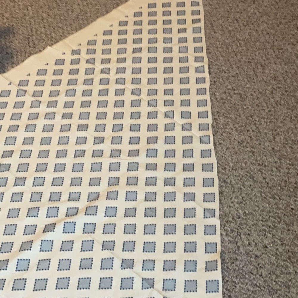 Upholstery, pillow . Seat cushion fabric remnant